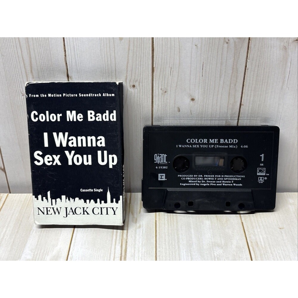 Color Me Badd I Wanna Sex You Up Single 90s Cassette New Jack City Vtg DJ Stock